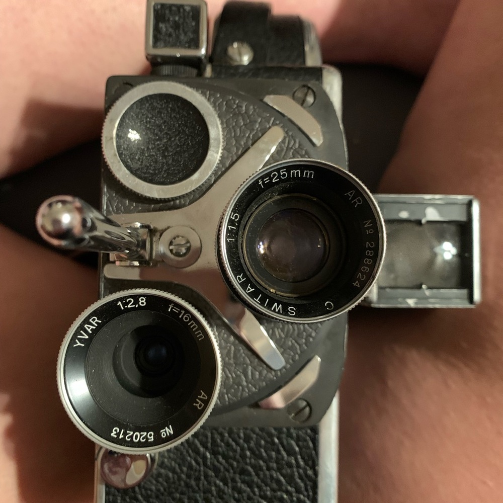 COPY - 1957 paillard bolex vintage 16mm movie camera